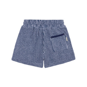 Boy’s Navy Stripe French Terry Short