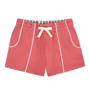 Boys Sailor Red Ultra-Soft Twill Shorts