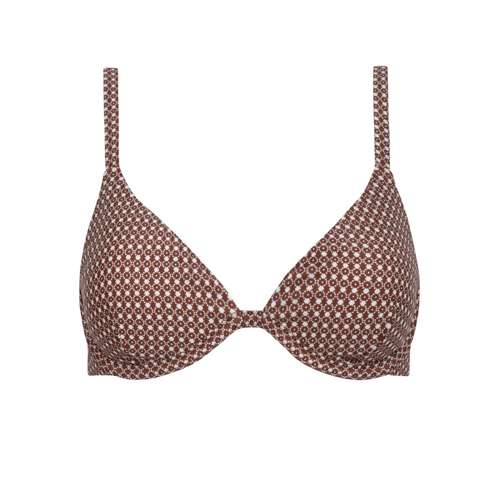 Women’s Cafe Flora Triangle Bikini Top