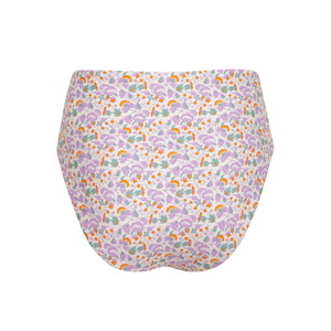Women’s Orchid Floral High Waisted Bikini Bottom