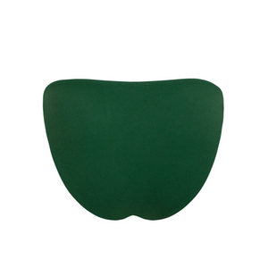 Women’s Palma Green Terry Mid Rise Bikini Bottom