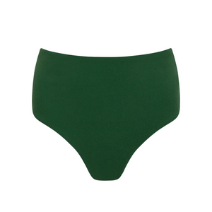 Women’s Palma Green Terry High Waisted Bikini Bottom