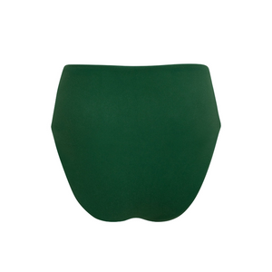 Women’s Palma Green Terry High Waisted Bikini Bottom