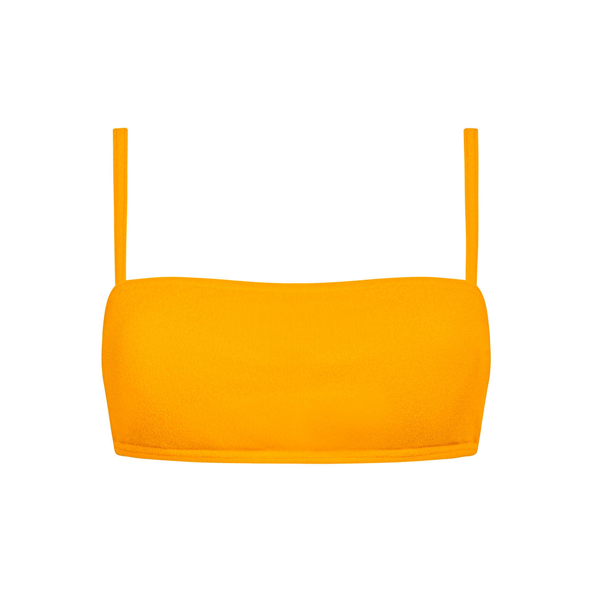 Women’s Marigold Terry Bandeau Bikini Top