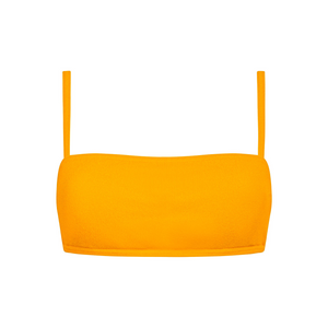 Women’s Marigold Terry Bandeau Bikini Top