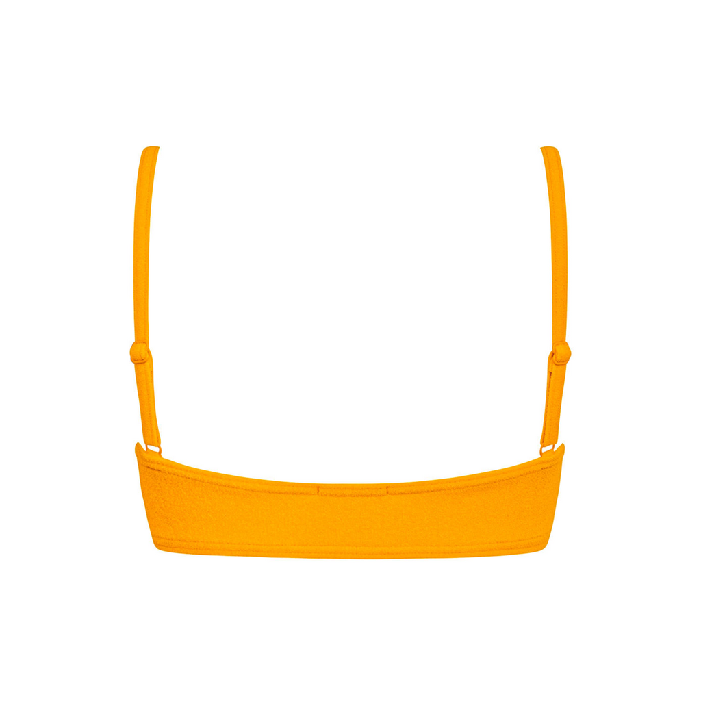 Women’s Marigold Terry Bandeau Bikini Top