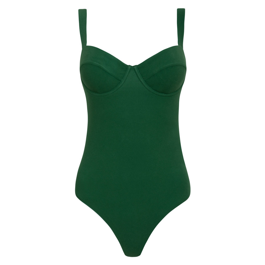 Women’s Palma Green Terry One Piece