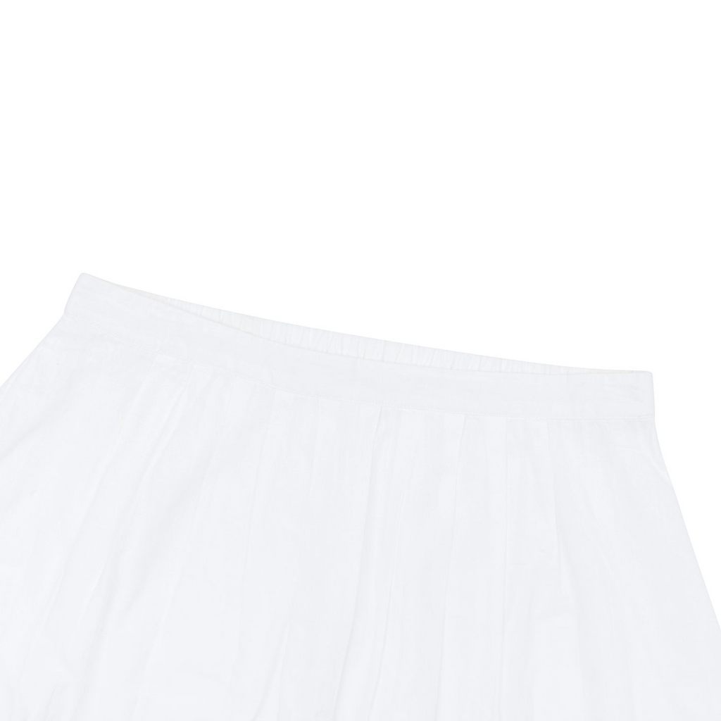 Women’s Embroidered White Skirt