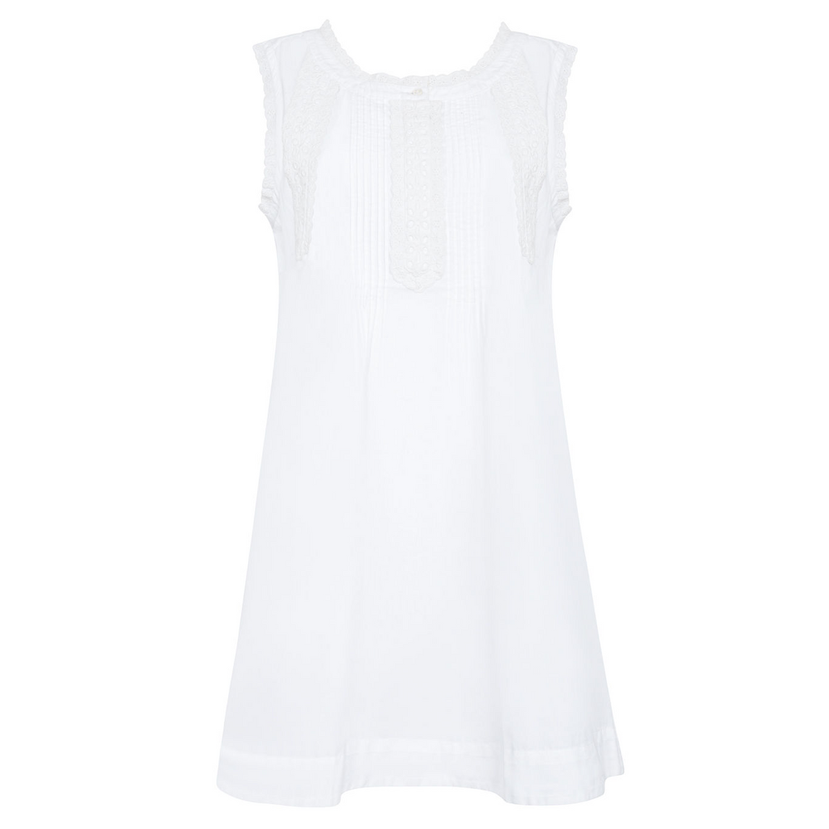 Women’s Embroidered White Dress