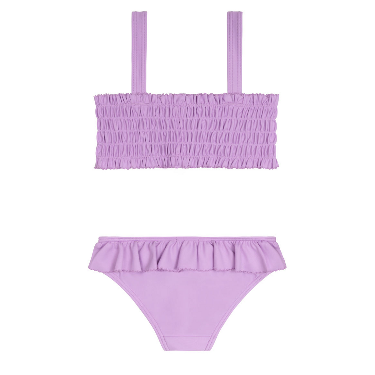 Girls Orchid Smocked Bikini