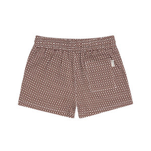 Boys Cafe Flora Ultra-Soft Twill Shorts