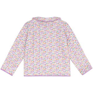 Girls Orchid Floral Quilted Jacket