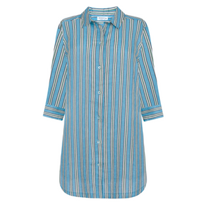 Women’s Isla Blue Stripe Coverup