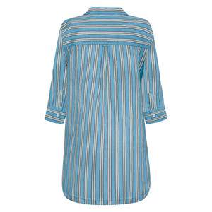 Women’s Isla Blue Stripe Coverup