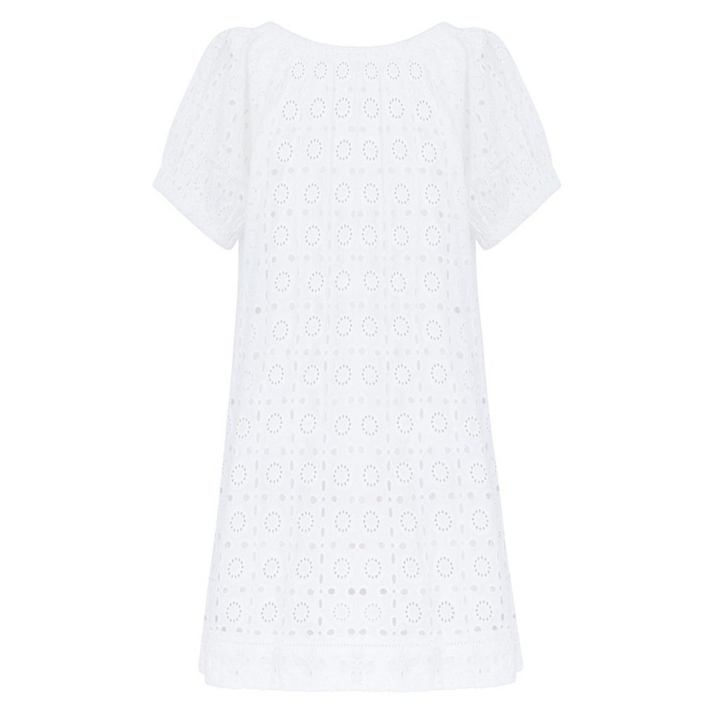 Women’s White Eyelet Coverup