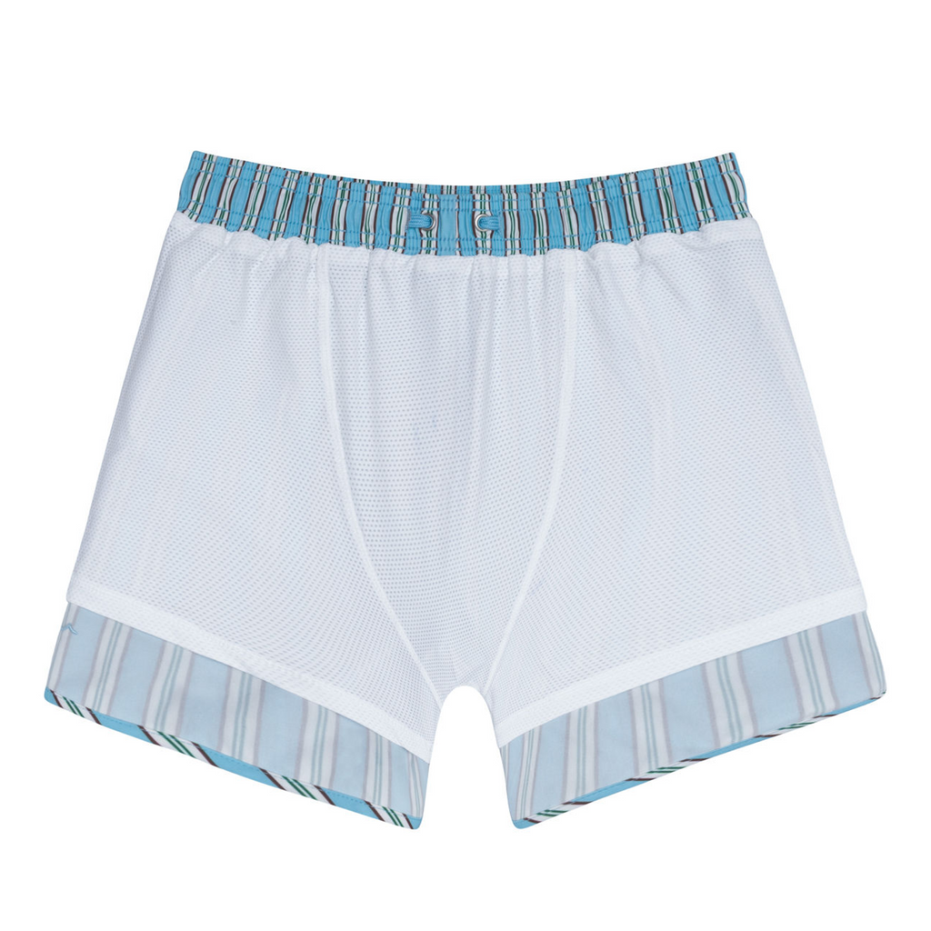 Men’s Isla Blue Stripe Boardie