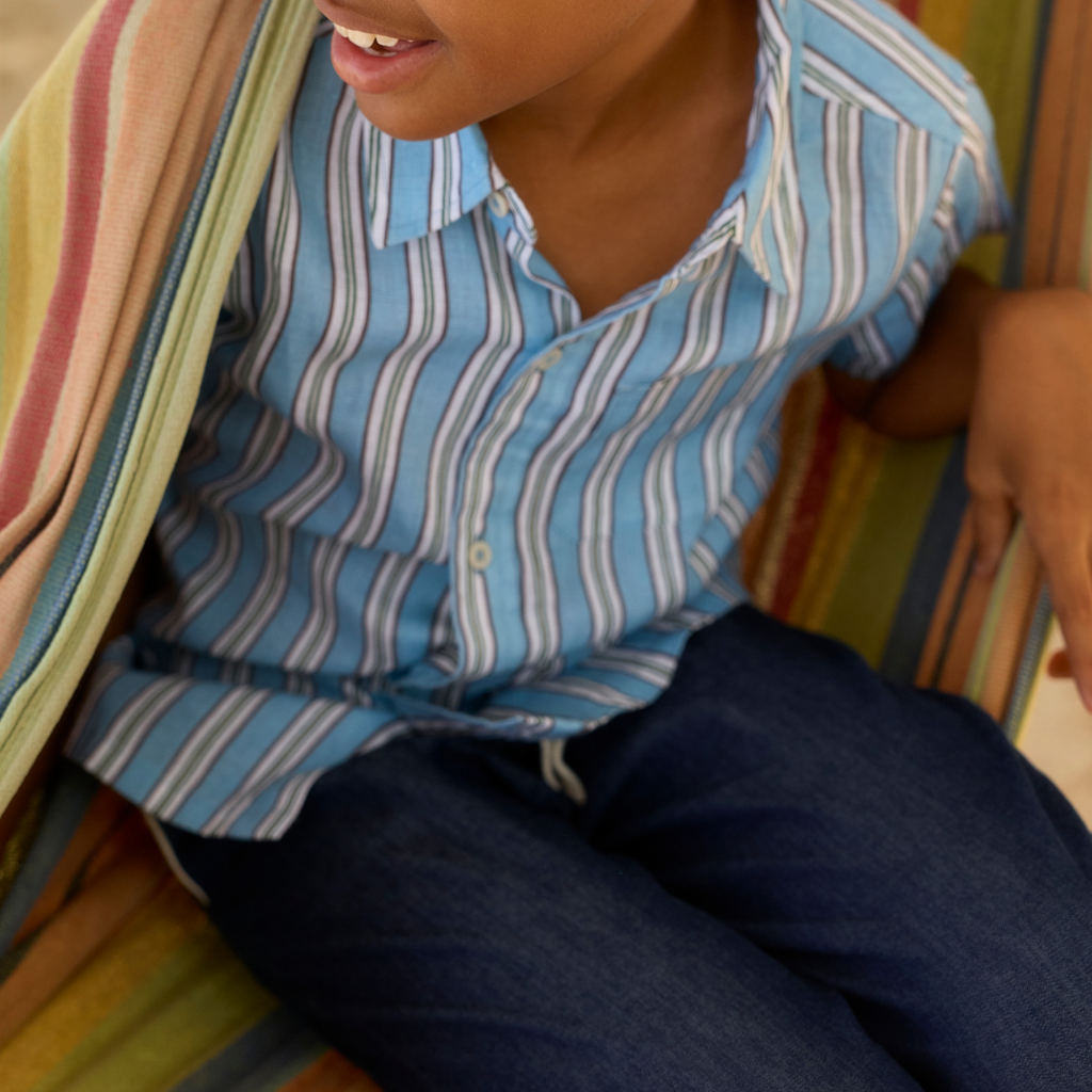 Boys Deep Chambray Pants