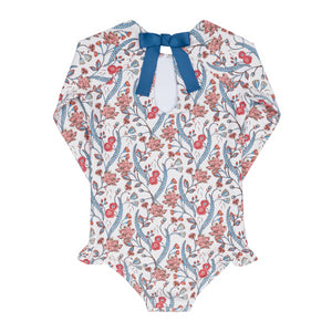 Girls’ Mercado Bloom Rashguard One Piece