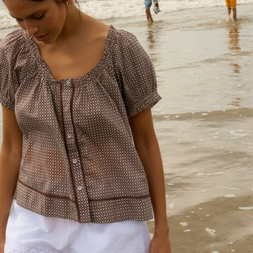 Women’s Cafe Flora Top