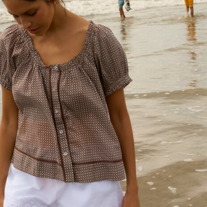 Women’s Cafe Flora Top