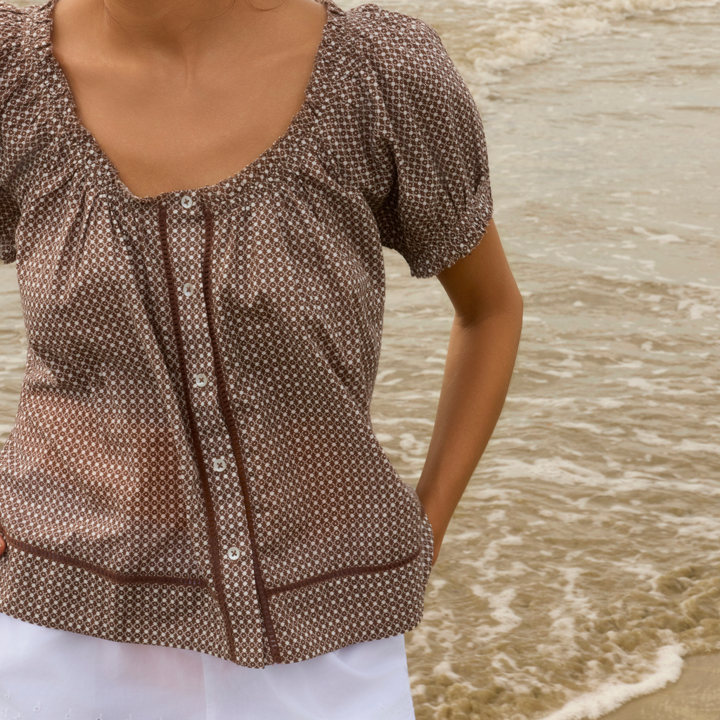 Women’s Cafe Flora Top