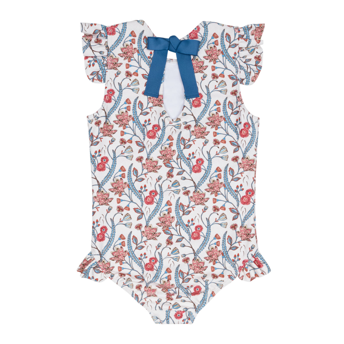 Girls’ Mercado Bloom Cap Sleeve Rashguard One Piece