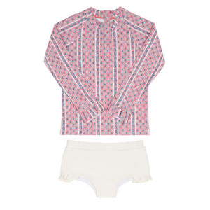Girls’ Rosa Vine Rashguard Set