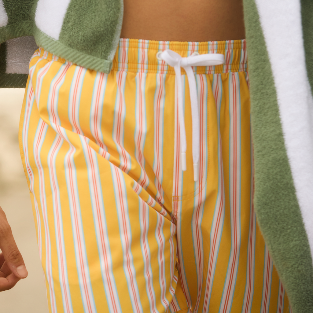Men’s Marigold Stripe Boardie