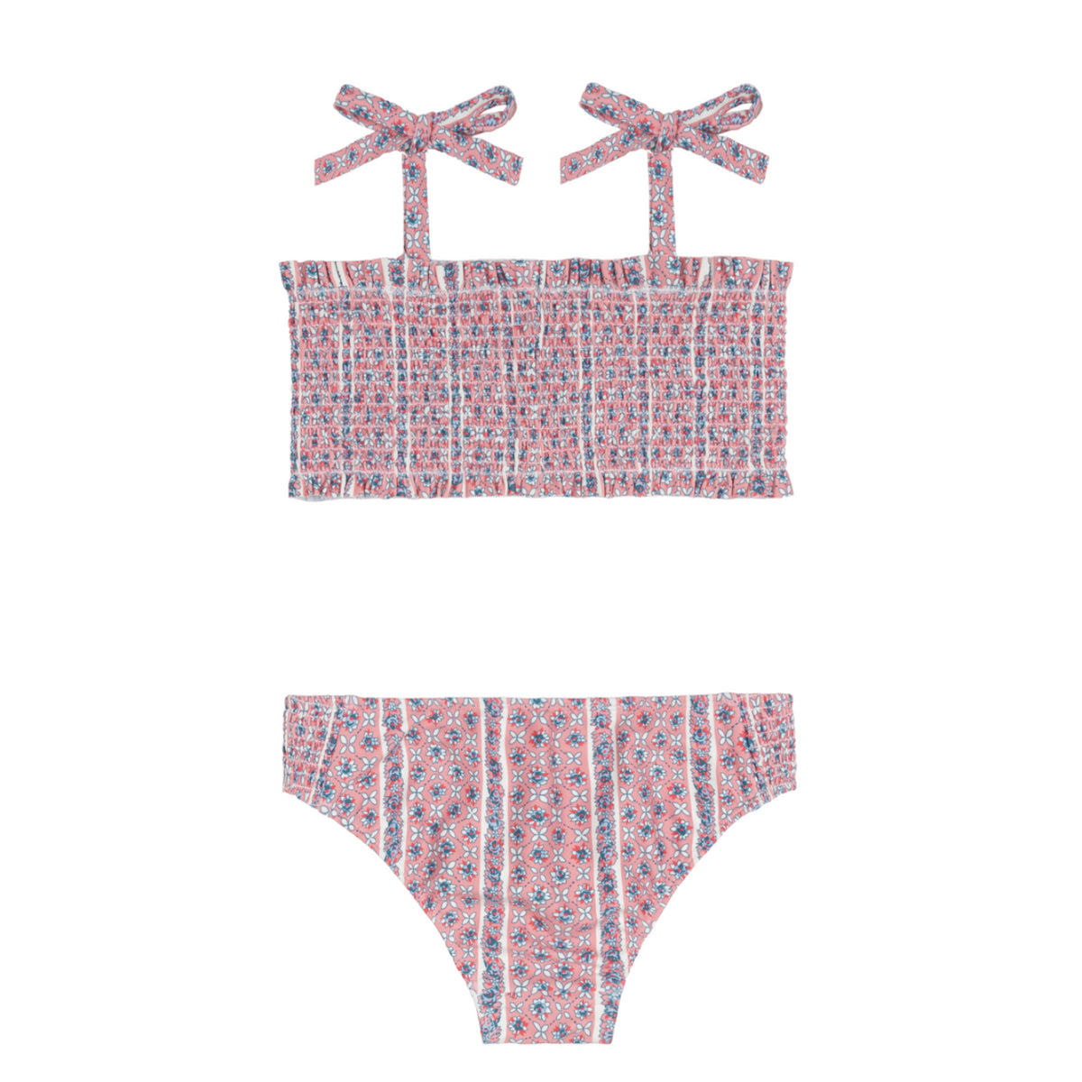 Girls’ Rosa Vine Smocked Bikini