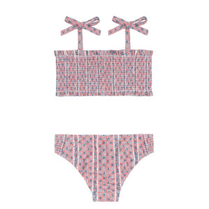 Girls’ Rosa Vine Smocked Bikini