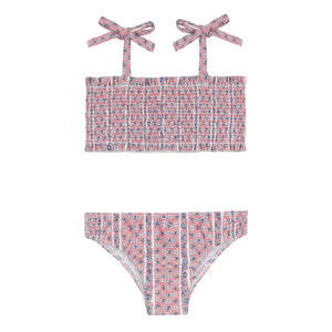 Girls’ Rosa Vine Smocked Bikini