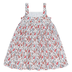 Girls’ Mercado Bloom Square Neck Dress
