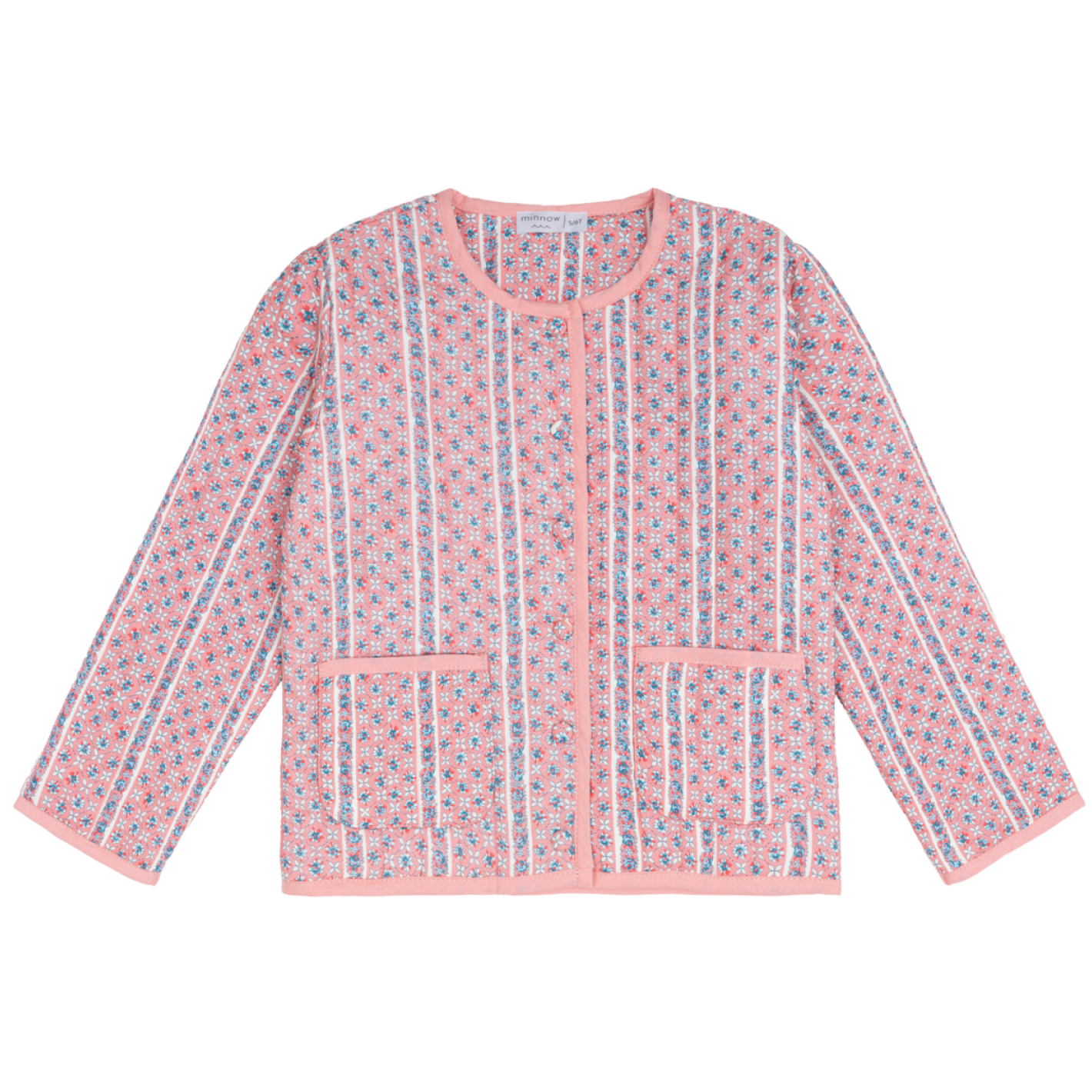 Unisex Rosa Vine Quilted Jacket