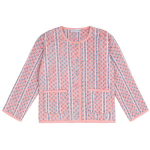 Unisex Rosa Vine Quilted Jacket