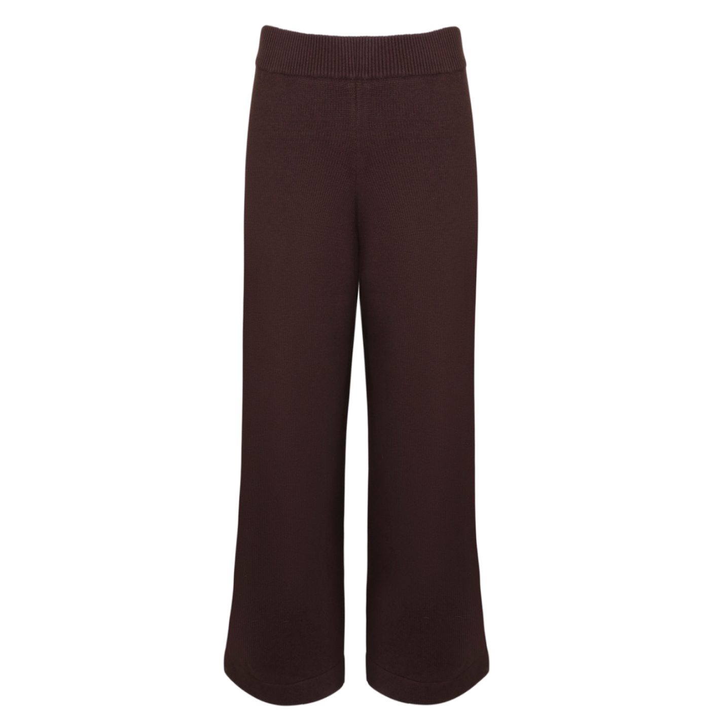 Women’s Brown Wide Leg Knit Pant