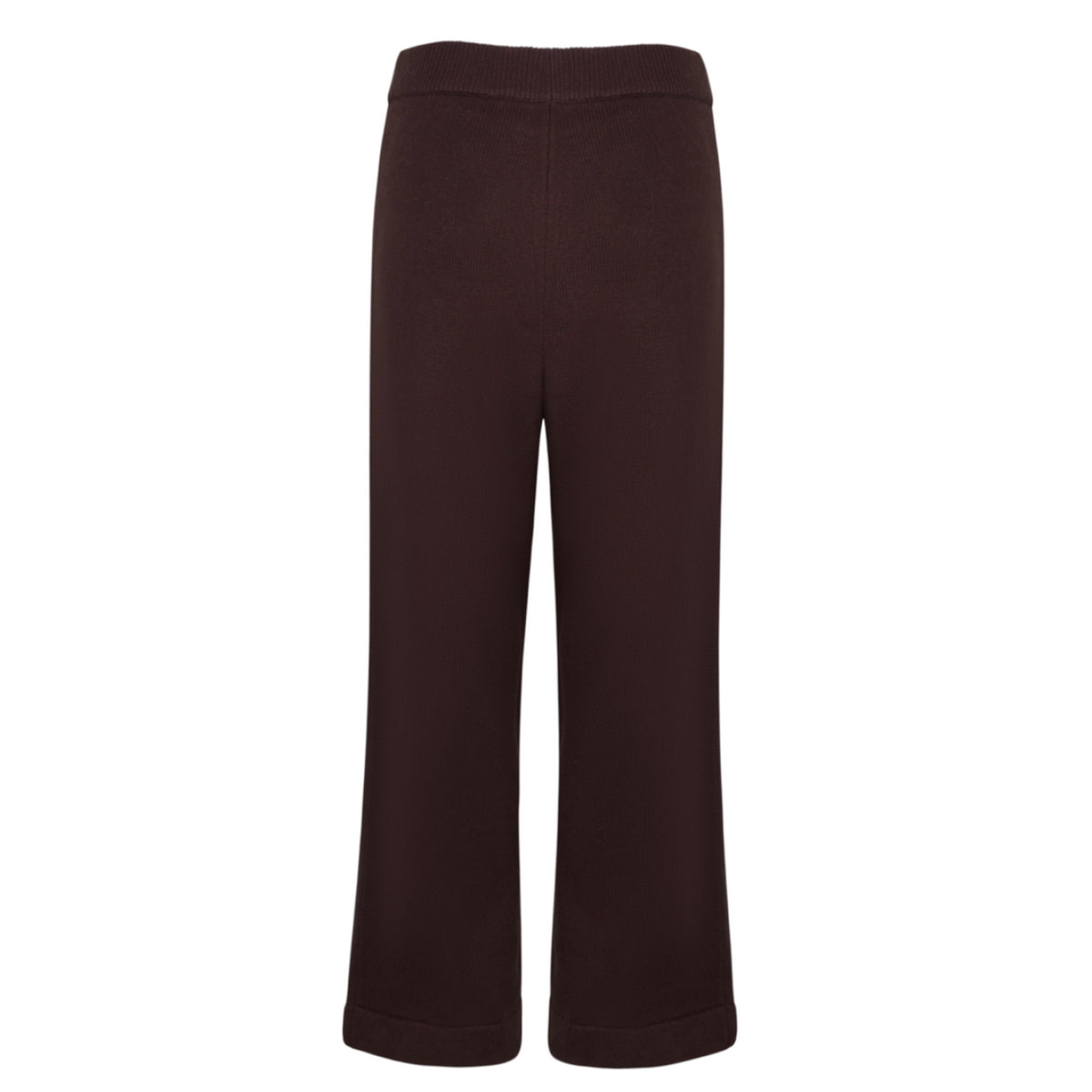 Women’s Brown Wide Leg Knit Pant
