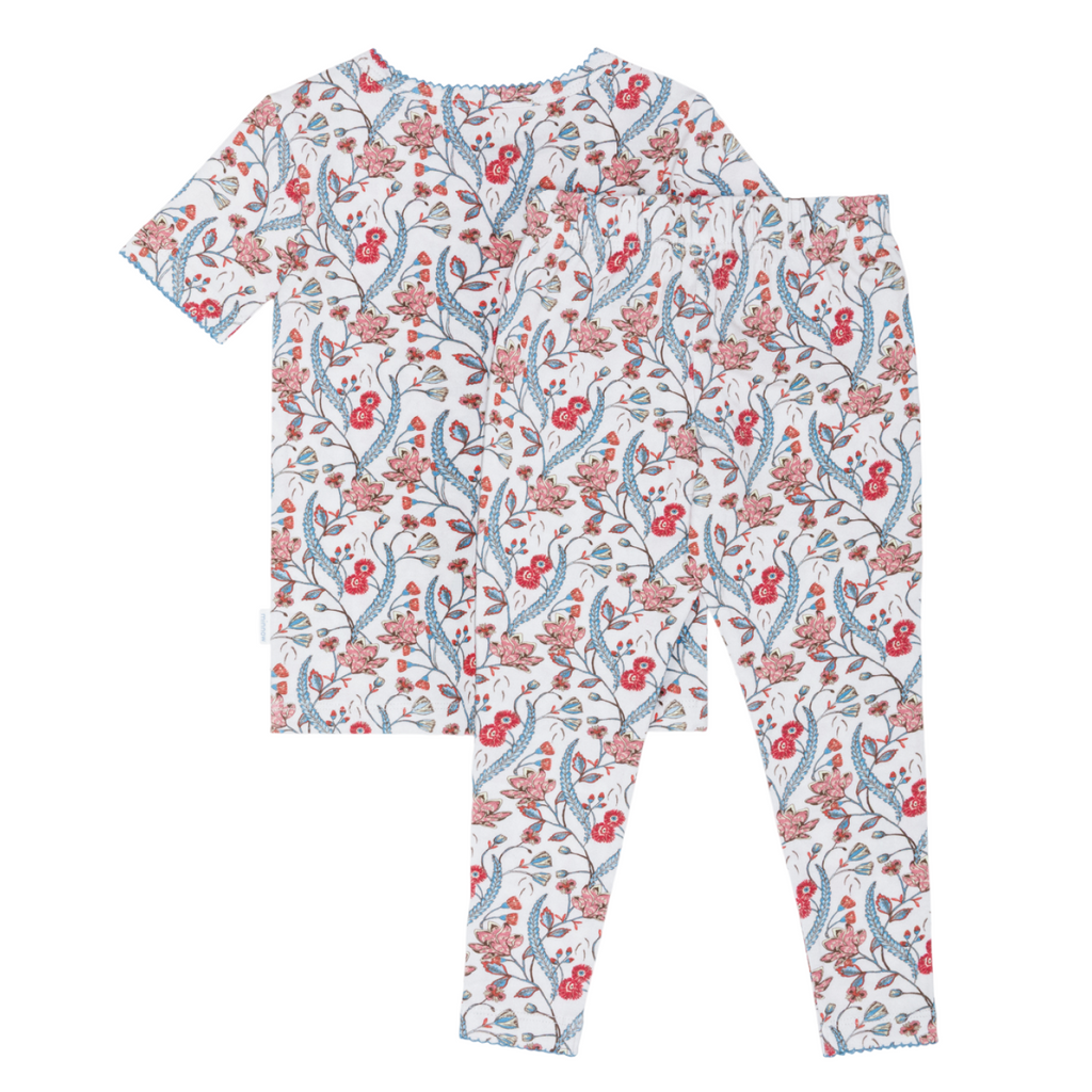 Girls’ Mercado Bloom Short Sleeve Pima Pajamas Set