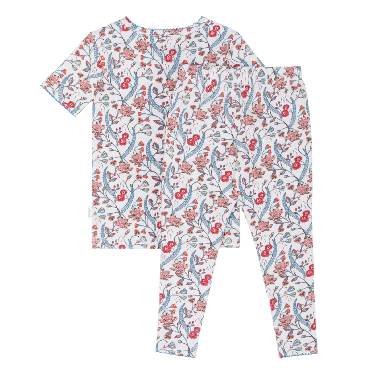 Girls’ Mercado Bloom Short Sleeve Pima Pajamas Set