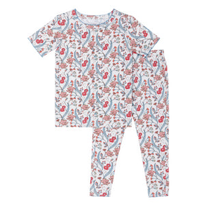 Girls’ Mercado Bloom Short Sleeve Pima Pajamas Set