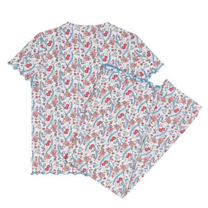 Women’s Mercado Bloom Short Sleeve Pima Pajamas Set