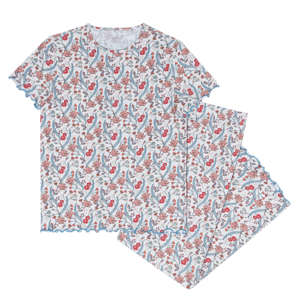 Women’s Mercado Bloom Short Sleeve Pima Pajamas Set