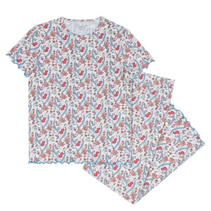 Women’s Mercado Bloom Short Sleeve Pima Pajamas Set