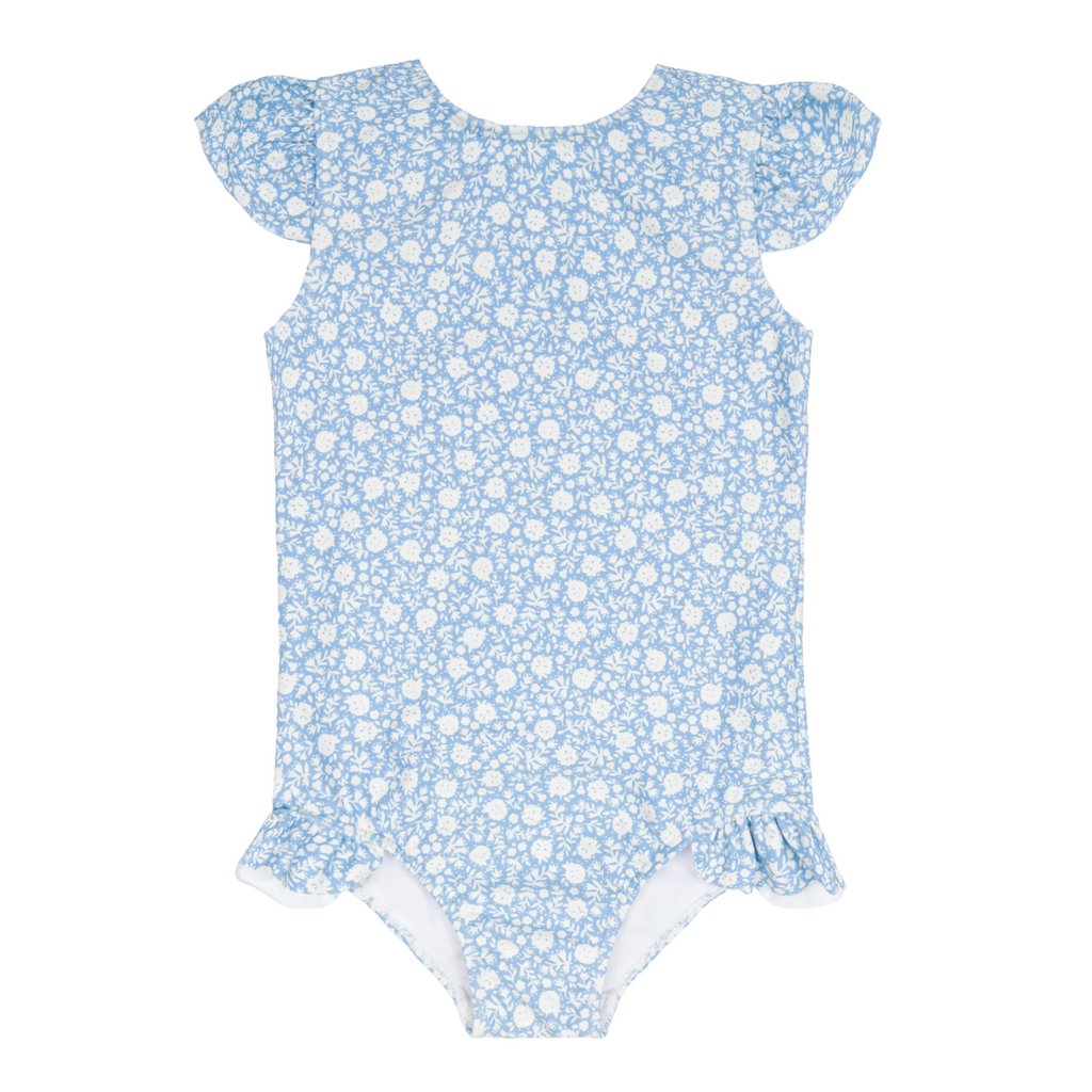 Girls’ Alpine Fiore Ruffle Cap Sleeve One Piece