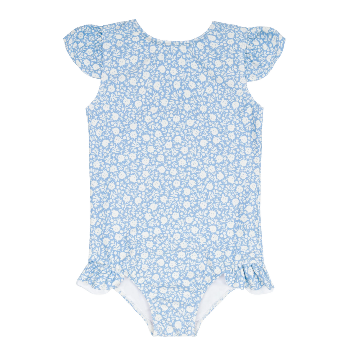 Girls’ Alpine Fiore Ruffle Cap Sleeve One Piece