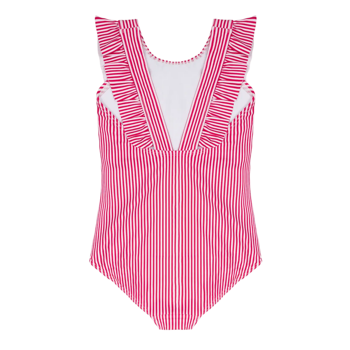 Girls’ Gondola Stripe Ruffle One Piece