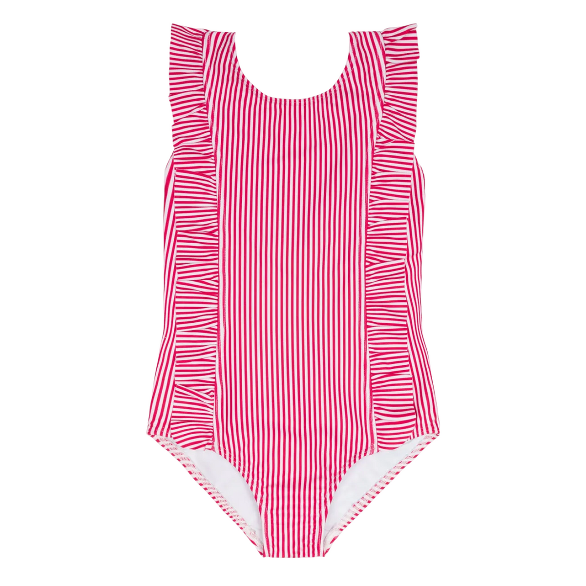 Girls’ Gondola Stripe Ruffle One Piece