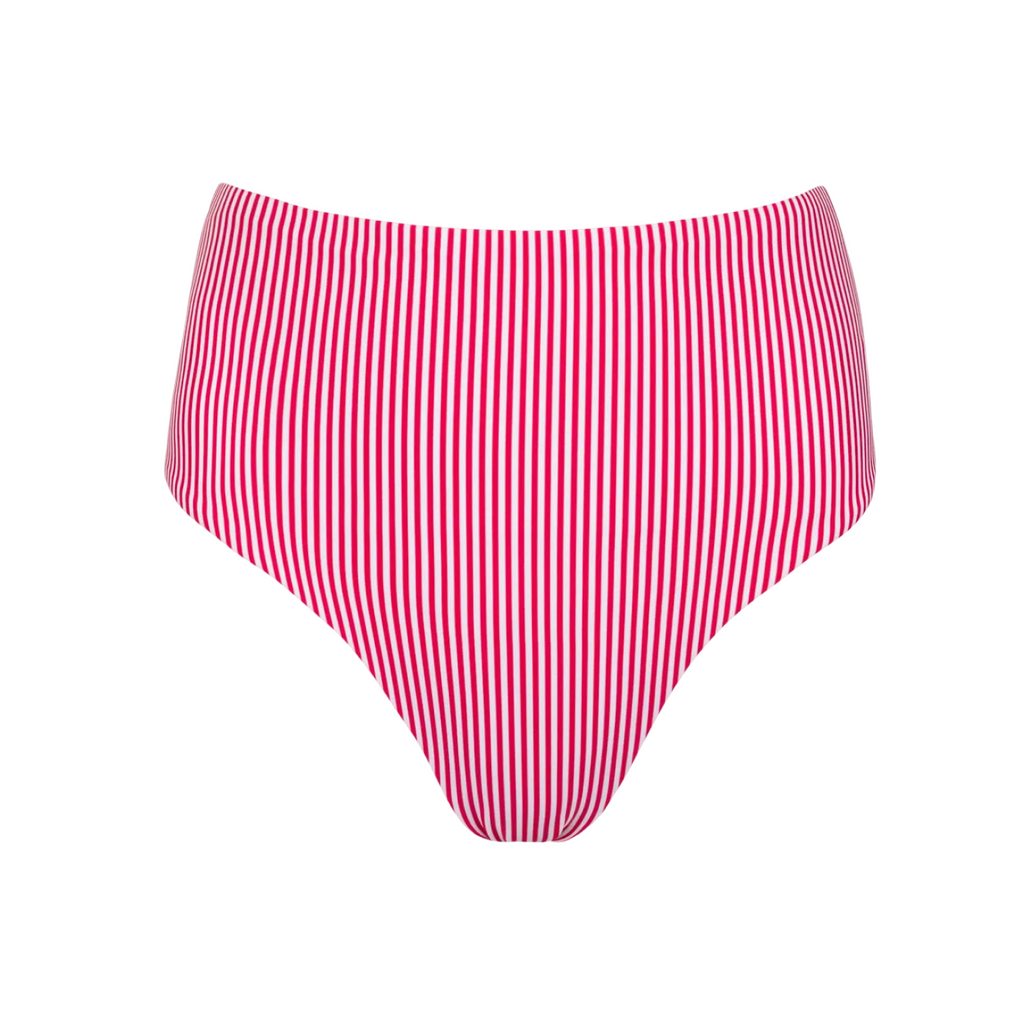 Women’s Gondola Stripe High Waist Bikini Bottom