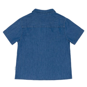 Boys’ Chambray Short Sleeve Button Down Shirt
