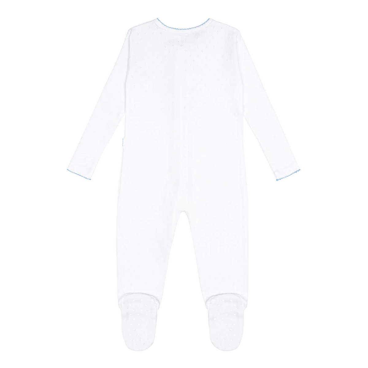 Baby White Pointelle Footie