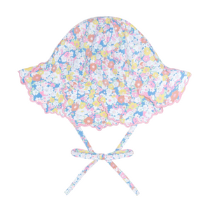Baby Jasmine Blossom Scalloped Sun Hat